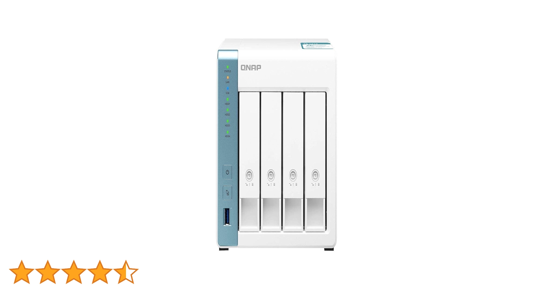QNAP TS-431K 4 Bay Desktop NAS Enclosure - 1GB RAM